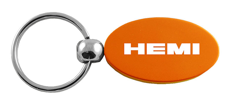 Mopar Hemi Oval Key Fob - Orange