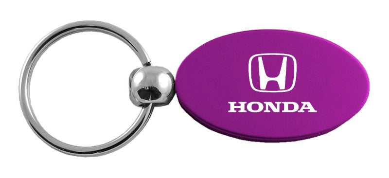 Honda Oval Key Fob - Purple