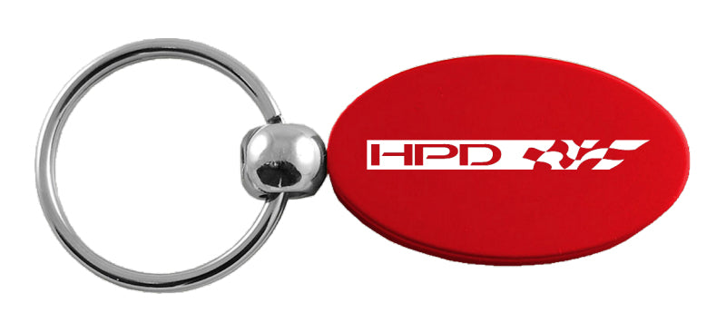 Honda HPD Oval Key Fob - Red