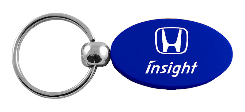 Honda Insight Oval Key Fob - Blue