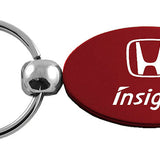 Honda Insight Oval Key Fob - Burgundy