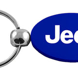 Jeep Oval Key Fob - Blue