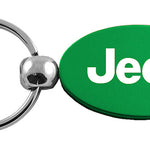 Jeep Oval Key Fob - Green