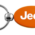 Jeep Oval Key Fob - Orange