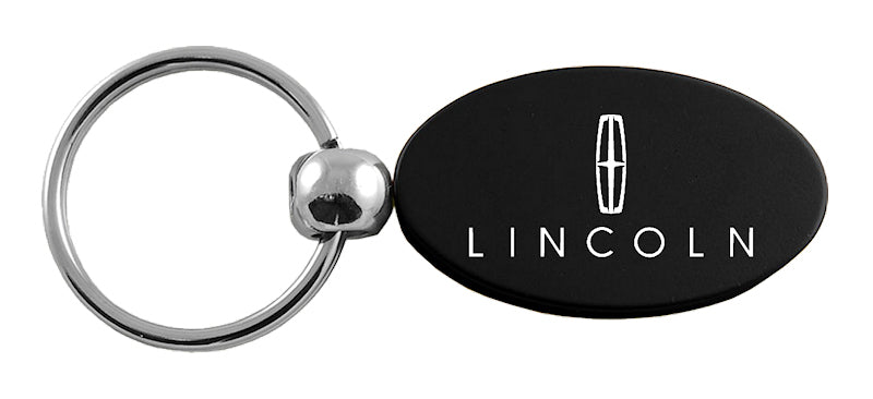 Lincoln Oval Key Fob - Black