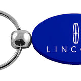 Lincoln Oval Key Fob - Blue