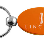 Lincoln Oval Key Fob - Orange