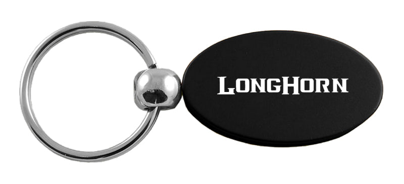 Ram Longhorn Oval Key Fob - Black