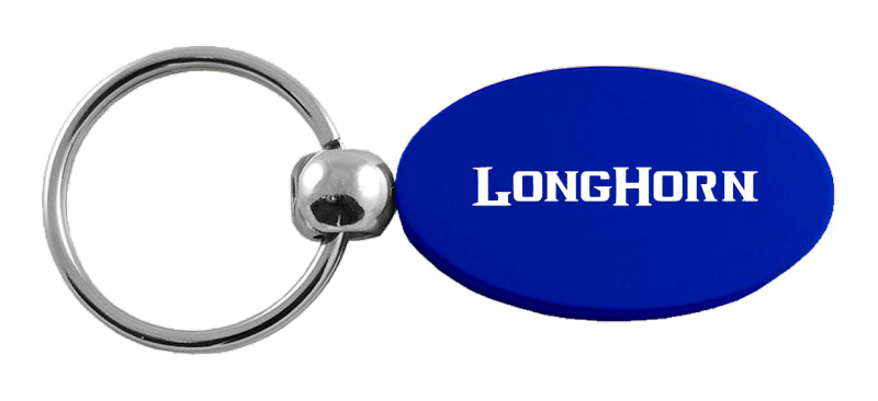 Ram Longhorn Oval Key Fob - Blue