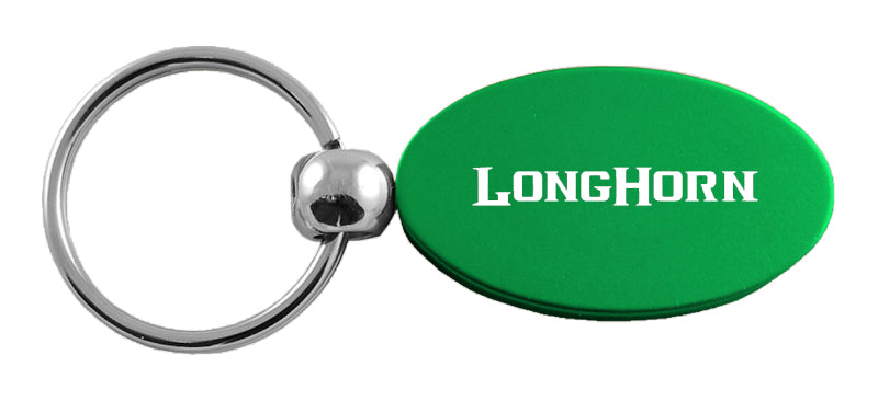 Ram Longhorn Oval Key Fob - Green