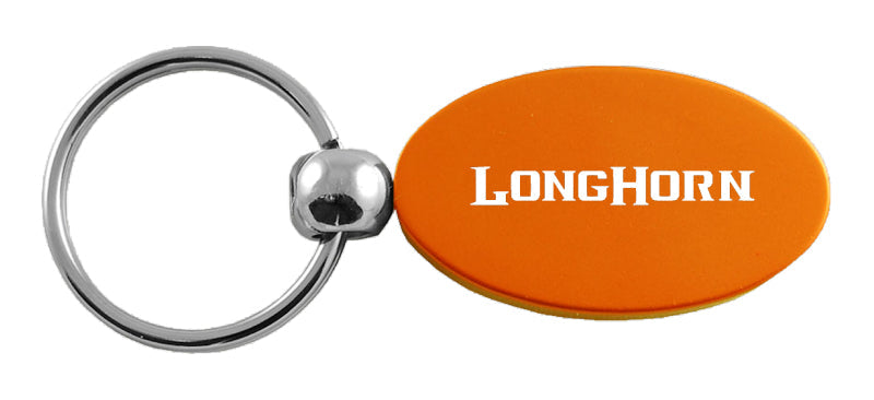 Ram Longhorn Oval Key Fob - Orange