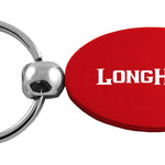 Ram Longhorn Oval Key Fob - Red