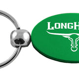 Ram Longhorn Skull Oval Key Fob - Green