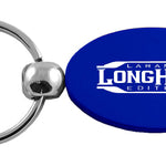 Ram Longhorn Laramie Oval Key Fob - Blue