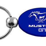 Mustang GT Oval Key Fob - Blue