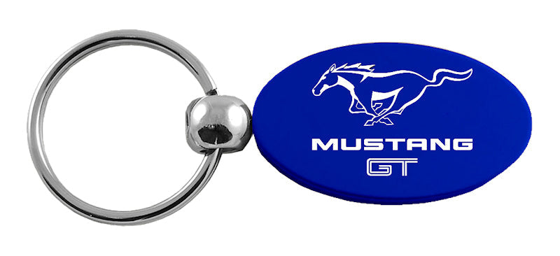 Mustang GT Oval Key Fob - Blue