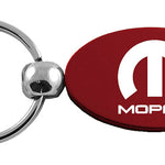 Mopar Oval Key Fob - Burgundy