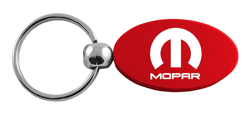 Mopar Oval Key Fob - Red