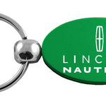 Lincoln Nautilus Oval Key Fob - Green