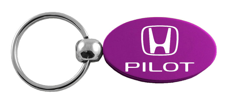 Honda Pilot Oval Key Fob - Purple