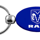 Ram Oval Key Fob - Blue