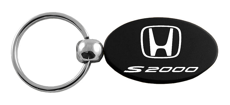 Honda S2000 Oval Key Fob - Black