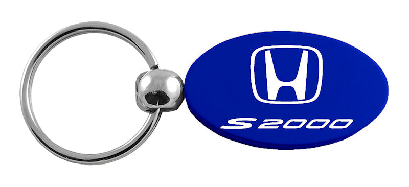 Honda S2000 Oval Key Fob - Blue