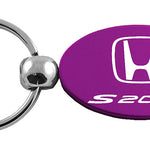 Honda S2000 Oval Key Fob - Purple