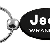 Jeep Wrangler Oval Key Fob - Black