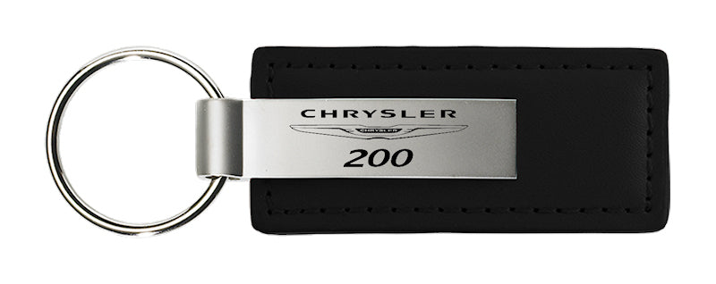 Chrysler 200 Leather Key Fob - Black