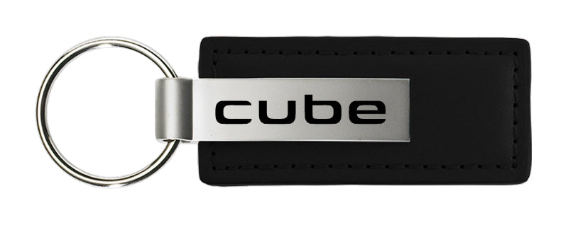 Nissan Cube Leather Key Fob - Black