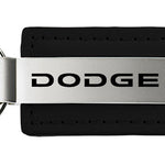 Dodge Leather Key Fob - Black