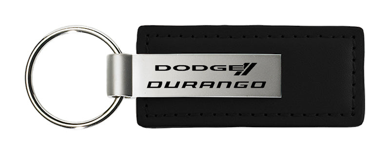 Dodge Durango Leather Key Fob - Black