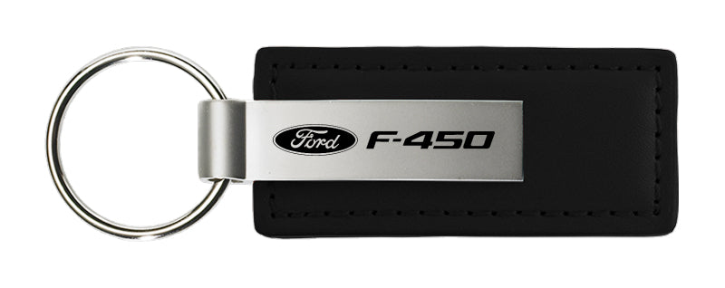 Ford F-450 Leather Key Fob - Black