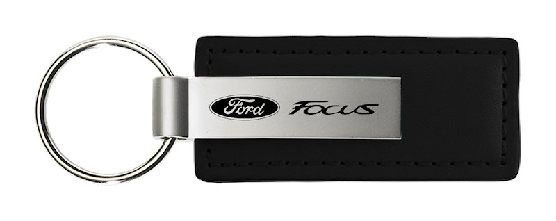 Ford Focus Leather Key Fob - Black