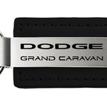 Dodge Grand Caravan Leather Key Fob - Black