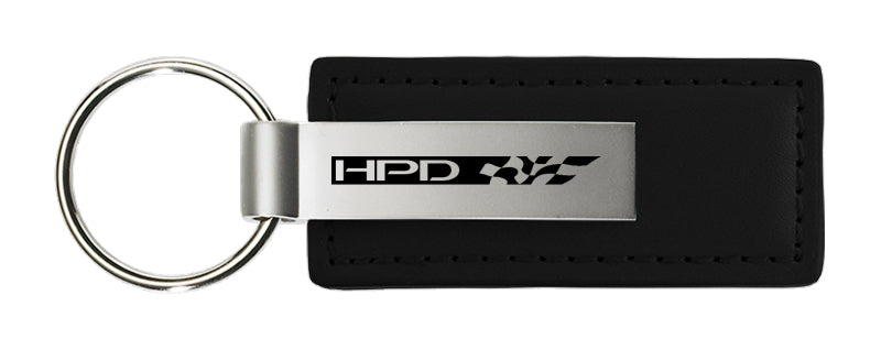 Honda HPD Leather Key Fob - Black