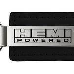 Mopar Hemi Powered Leather Key Fob - Black