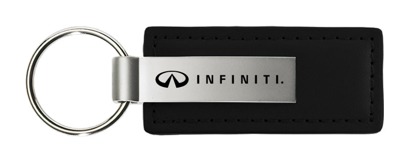 Infiniti Leather Key Fob - Black