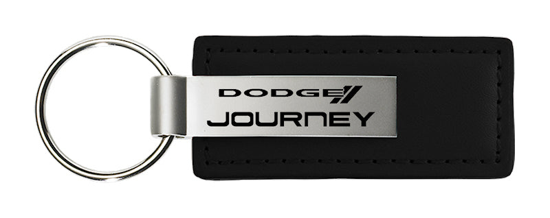 Dodge Journey Leather Key Fob - Black