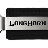 Ram Longhorn Leather Key Fob - Black