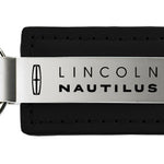 Lincoln Nautilus Leather Key Fob - Black