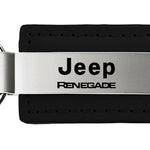 Jeep Renegade Leather Key Fob - Black