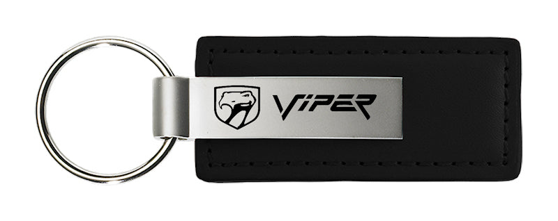 Dodge Viper (Sneaky Pete) Leather Key Fob - Black