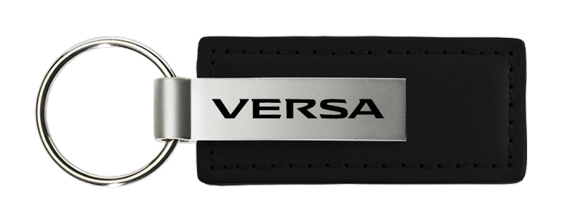 Nissan Versa Leather Key Fob - Black