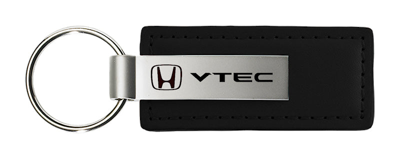 Honda VTEC Leather Key Fob - Black