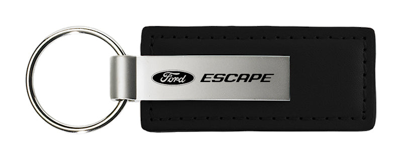 Ford Escape Leather Key Fob - Black