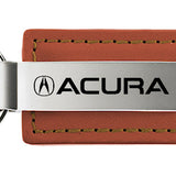 Acura Leather Key Fob - Brown