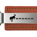 Ford Bronco 2020 Leather Key Fob - Brown