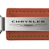 Chrysler Leather Key Fob - Brown